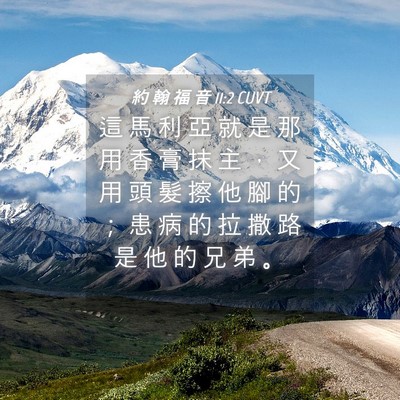 Picture 04 - 約 翰 福 音 11:2 CUVT - 這 馬 利 亞 就 是 那 用 香 膏 抹 主 - Bible Verse Picture