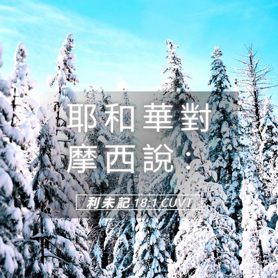 Picture 05 - 利 未 記 18:1 CUVT - 耶 和 華 對 摩 西 說 - Bible Verse Picture