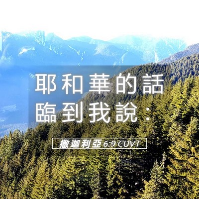 Picture 05 - 撒 迦 利 亞 6:9 CUVT - 耶 和 華 的 話 臨 到 我 說 - Bible Verse Picture