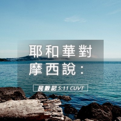Picture 05 - 民 數 記 5:11 CUVT - 耶 和 華 對 摩 西 說 - Bible Verse Picture