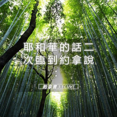 Picture 05 - 約 拿 書 3:1 CUVT - 耶 和 華 的 話 二 次 臨 到 約 拿 說 - Bible Verse Picture