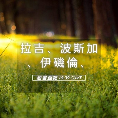 Picture 05 - 約 書 亞 記 15:39 CUVT - 拉 吉 、 波 斯 加 、 伊 磯 倫 - Bible Verse Picture
