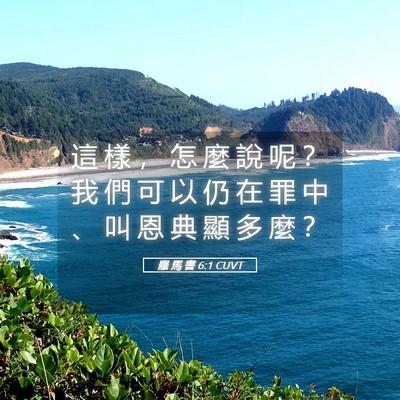 Picture 05 - 羅 馬 書 6:1 CUVT - 這 樣 ， 怎 麼 說 呢 ？ 我 們 可 以 - Bible Verse Picture