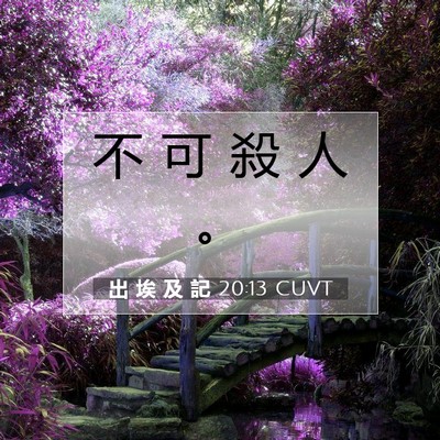Picture 07 - 出 埃 及 記 20:13 CUVT - 不 可 殺 人 - Bible Verse Picture