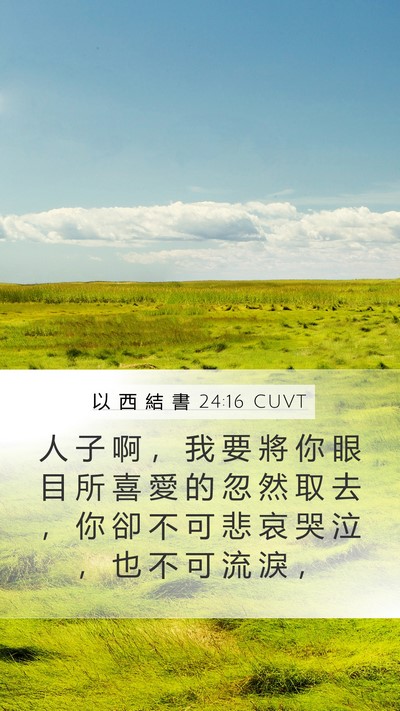 以 西 結 書 24:16 CUVT Bible Verse Image