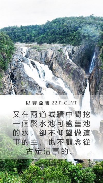 以 賽 亞 書 22:11 CUVT Bible Verse Image