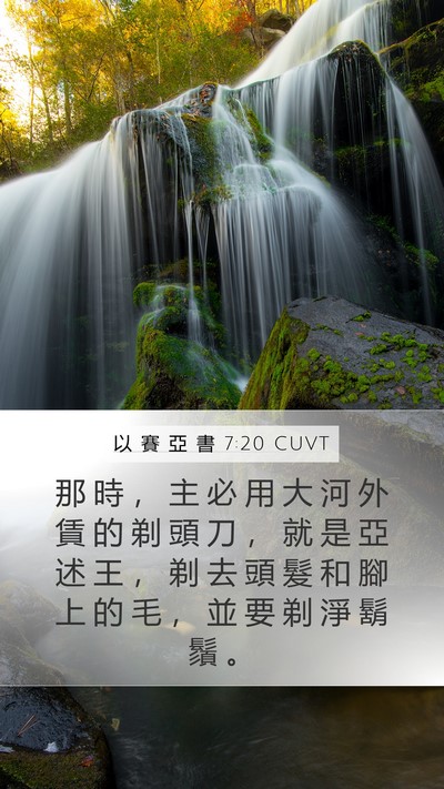 以 賽 亞 書 7:20 CUVT Bible Verse Image