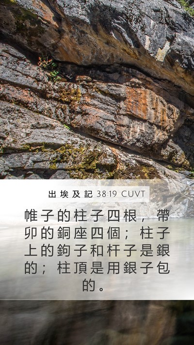 出 埃 及 記 38:19 CUVT Bible Verse Image