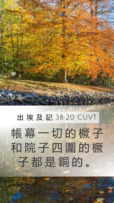 出 埃 及 記 38:20 CUVT Bible Verse Image