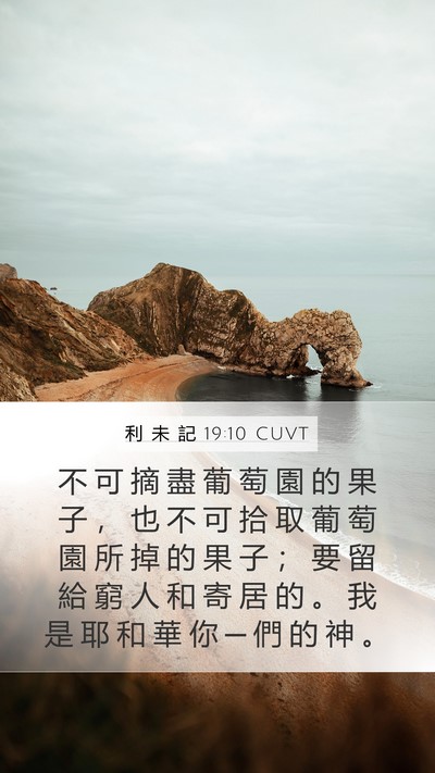 利 未 記 19:10 CUVT Bible Verse Image