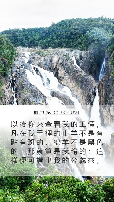 創 世 記 30:33 CUVT Bible Verse Image