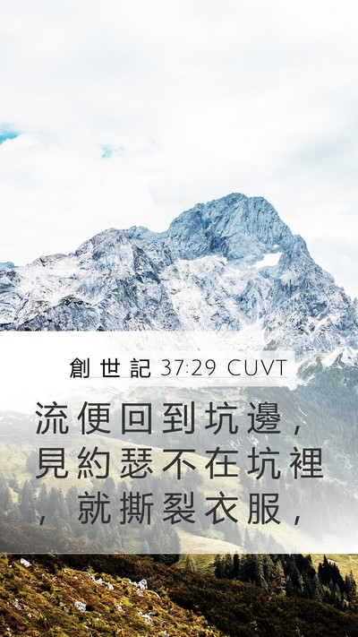 創 世 記 37:29 CUVT Bible Verse Image