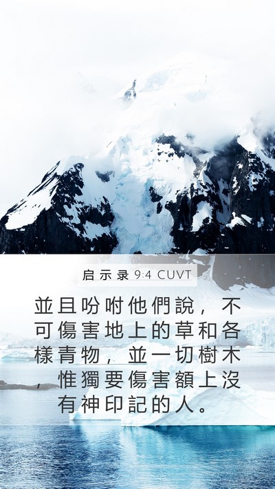 启 示 录 9:4 CUVT Bible Verse Image