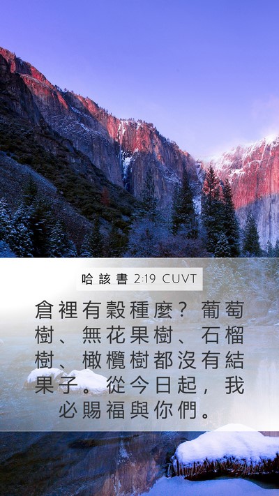哈 該 書 2:19 CUVT Bible Verse Image