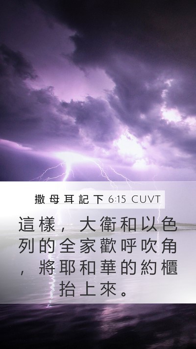 撒 母 耳 記 下 6:15 CUVT Bible Verse Image