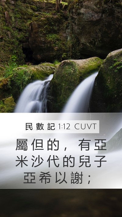 民 數 記 1:12 CUVT Bible Verse Image