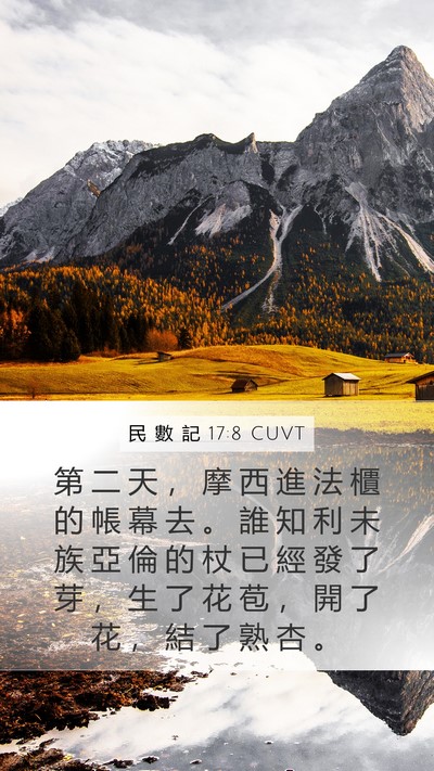 民 數 記 17:8 CUVT Bible Verse Image