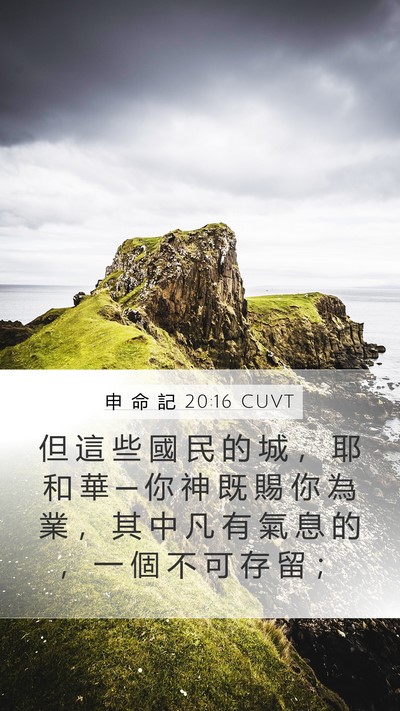申 命 記 20:16 CUVT Bible Verse Image