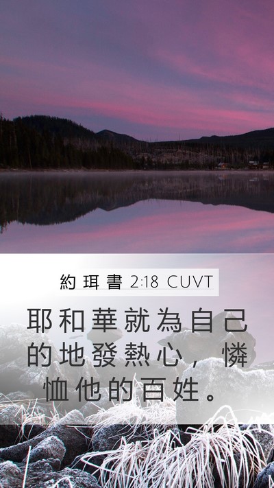 約 珥 書 2:18 CUVT Bible Verse Image