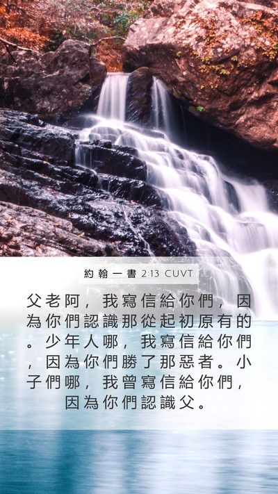 約 翰 一 書 2:13 CUVT Bible Verse Image