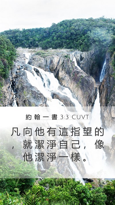 約 翰 一 書 3:3 CUVT Bible Verse Image