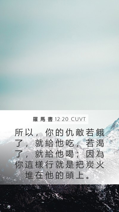 羅 馬 書 12:20 CUVT Bible Verse Image