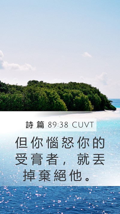 詩 篇 89:38 CUVT Bible Verse Image