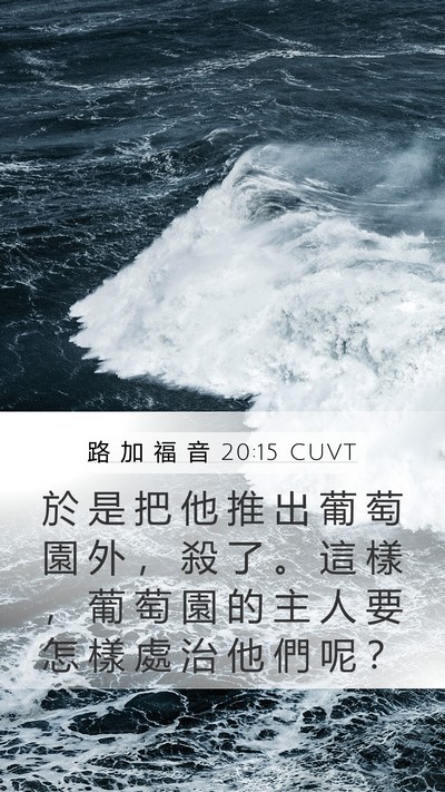 路 加 福 音 20:15 CUVT Bible Verse Image