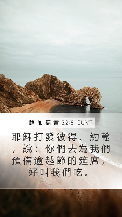 路 加 福 音 22:8 CUVT Bible Verse Image