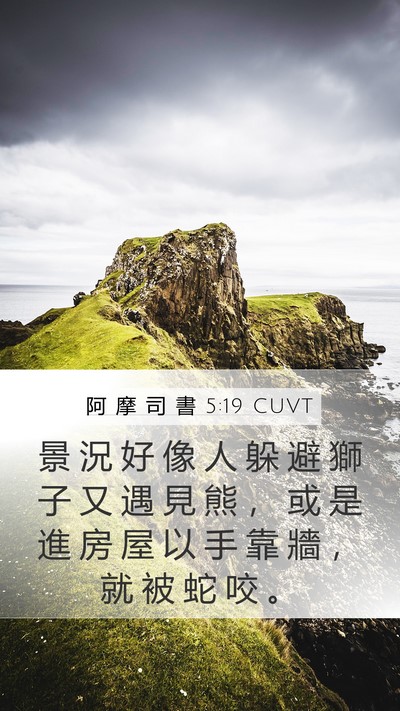 阿 摩 司 書 5:19 CUVT Bible Verse Image