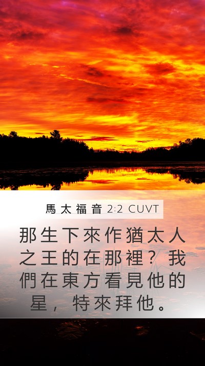 馬 太 福 音 2:2 CUVT Bible Verse Image